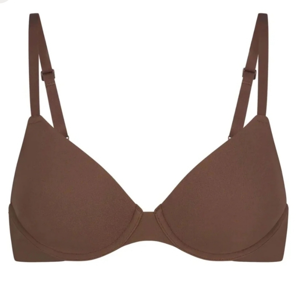 SKIMS Fits Everybody T-Shirt Bra in Jasper, Size 44D. NWT